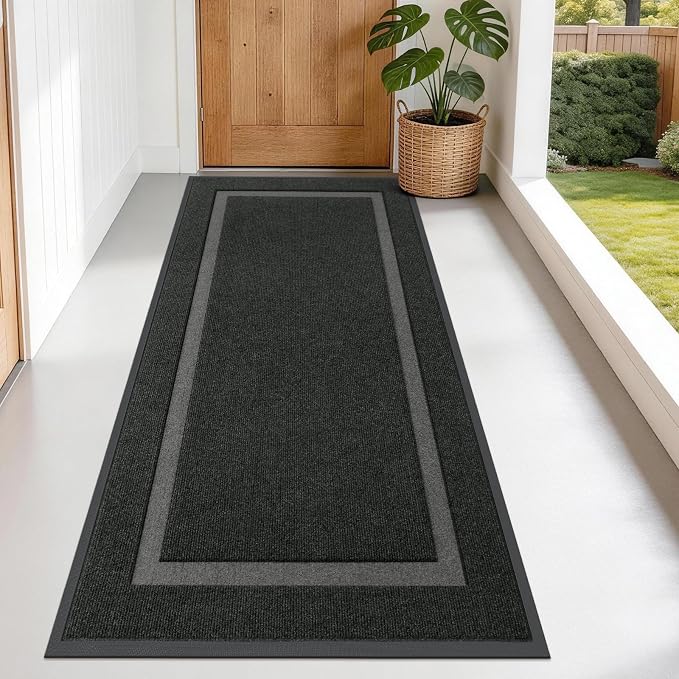 OLANLY Front Door Mat Indoor Outdoor Entrance, Waterproof All-Season, by OLANLY