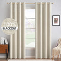 MIULEE 100% Blackout Polyester Textured Curtains by MIULEE