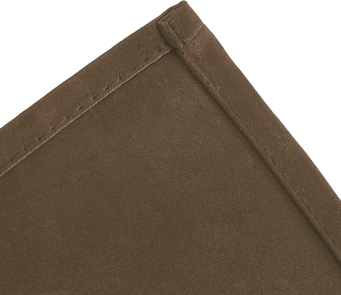 LEMOMO Blackout Curtains 66 x 84 inch/Brown Curtains Set of 2 Panels/Thermal - Image 7