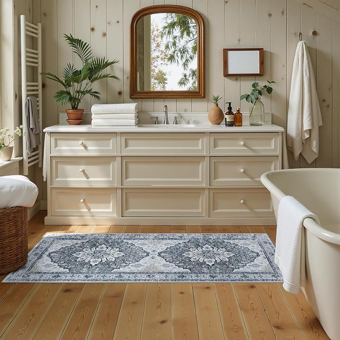 Area Rugs 2'x6' Runner Rug Non Slip Washable - Image 3