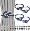 NICEEC 4 Pack Mini Magnetic Curtain Tiebacks Nordic Simple Style Drape Tie by NICEEC