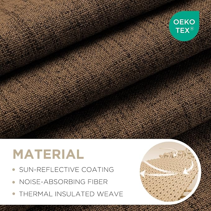 Joydeco Blackout Curtains for Bedroom - Image 2