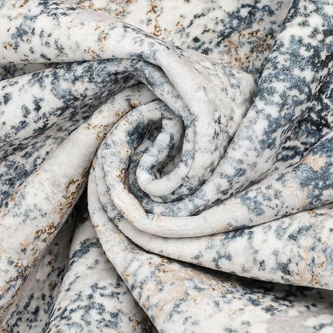 DMOYEST Area Rug Living Room Rugs 11x14 Extra Large Beige Blue Carpet | - Image 4