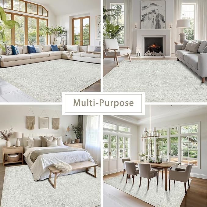 Washable Rugs 8x10 Area Rugs for Living Room, Dining Room- Large Ultra Soft - Image 5
