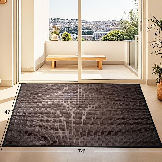 Mibao Front Door Mat, Heavy Duty Durable Welcome Mat - Image 2