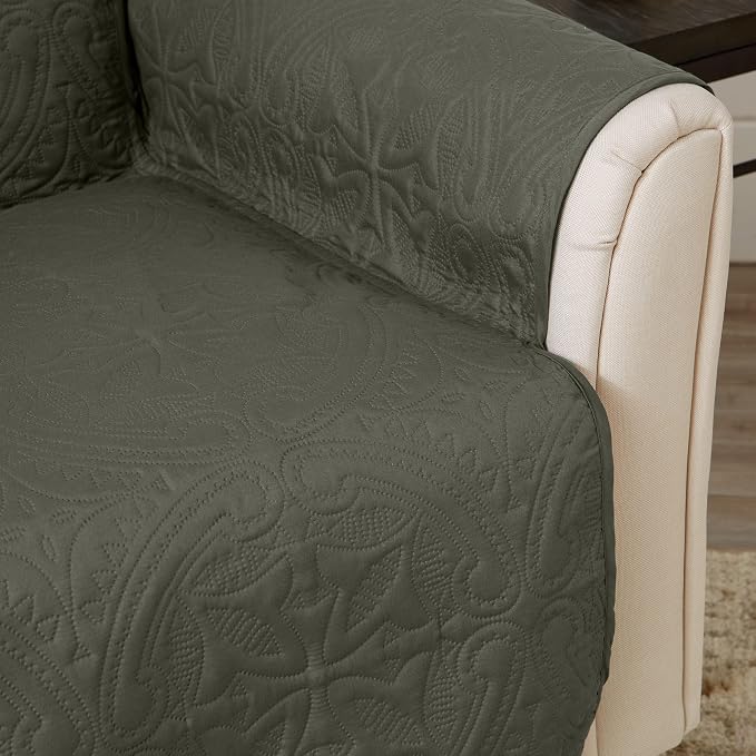 Great Bay Home Reversible Chair Cover - Image 4