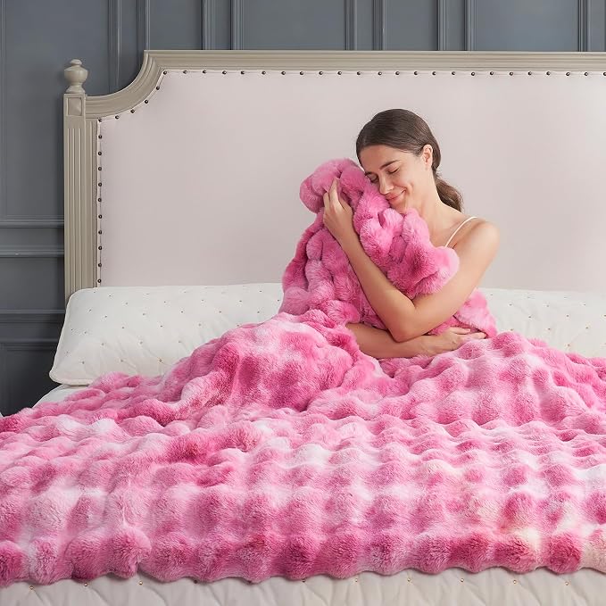 Cozy Bliss Faux Fur Throw Blanket - Image 8