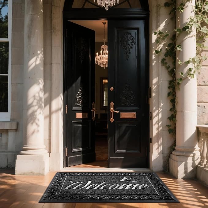 Yimobra Welcome Mat, Heavy Duty Sturdy Door Mats - Image 2