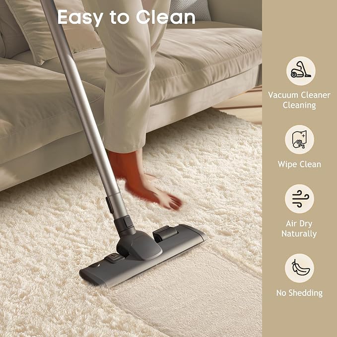 Ophanie 7x9 Area Rugs, Upgrade Non-Slip Fluffy Soft Rugs - Image 6