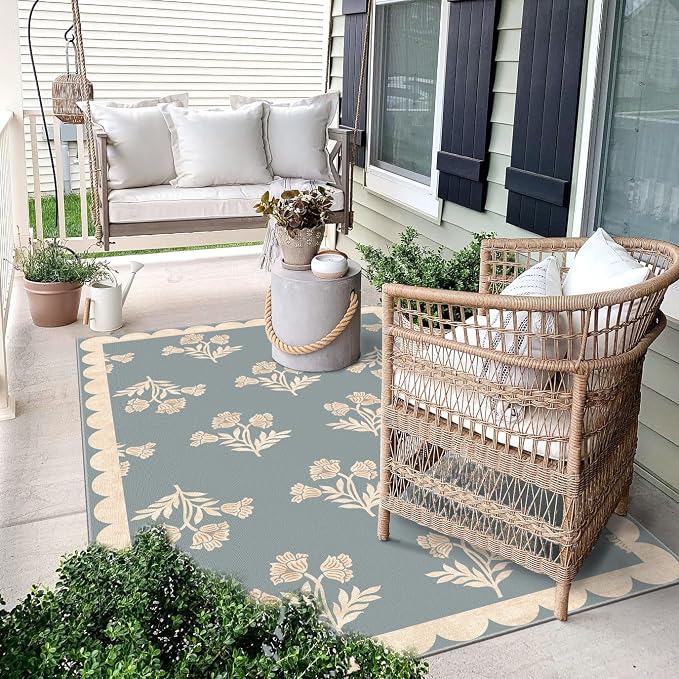 3x5 Floral Entry Rug - Image 9