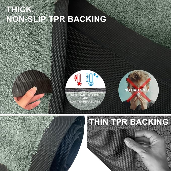 Mibao Dirt Trapper Door Mat for Indoor Outdoor, Waterproof All-Season, - Image 2