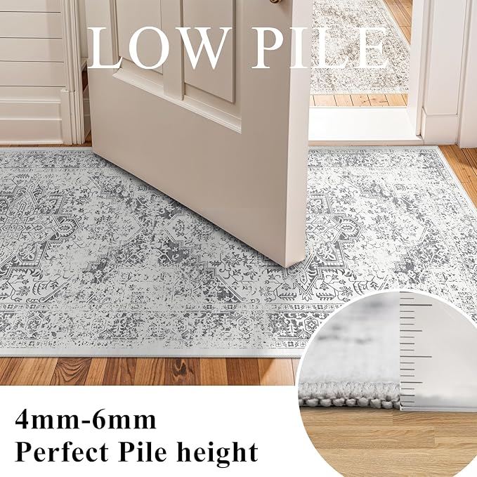 Washable 2'6''x12' Runner Rug - Image 7