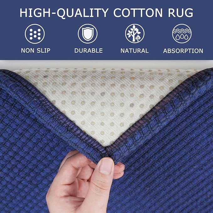 KOZYFLY Runners for Hallways 2x8 ft Washable Kitchen Runner Non Slip Rubber - Image 6