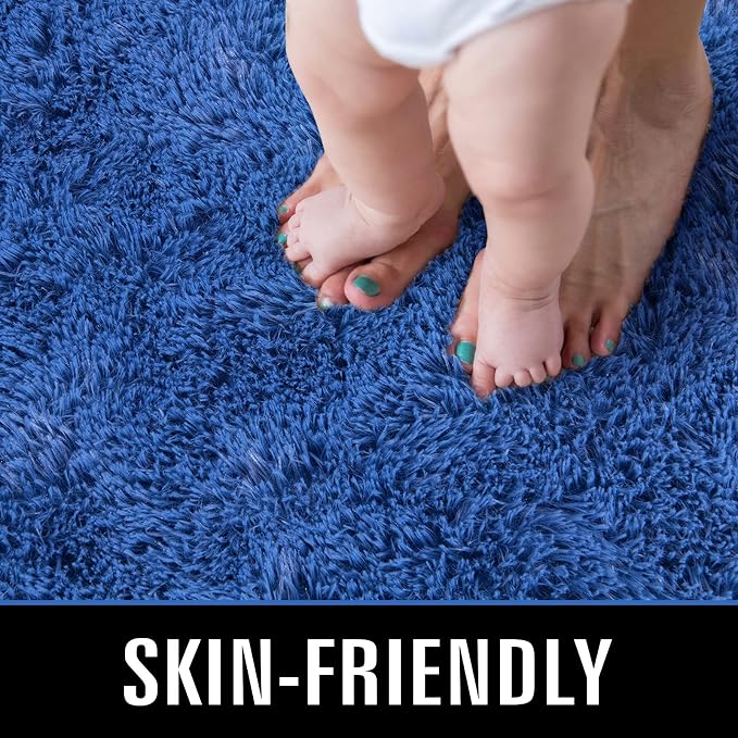 TWINNIS Super Soft Shaggy Rugs Fluffy Carpets 8x10 Feet, Indoor Modern Plush - Image 3