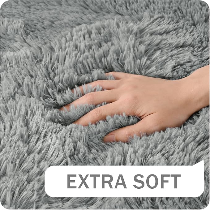 Amearea Premium Soft Fluffy Area Rug Modern Shag Carpet, 3x5 Feet, Fuzzy Shaggy - Image 4