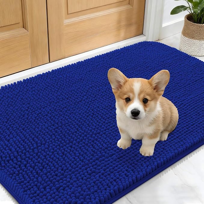 OLANLY Dog Door Mat for Muddy Paws 24x16, Absorbs Moisture and Dirt, Absorbent by OLANLY