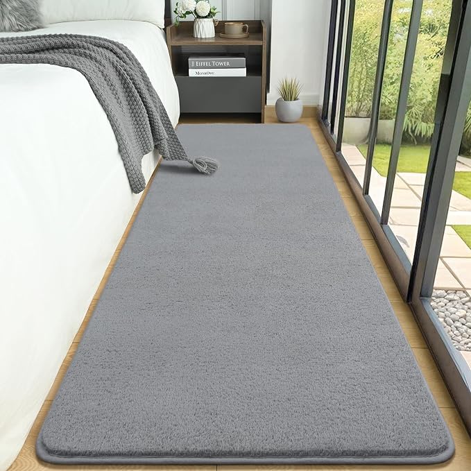 AROGAN 2x8 Feet Shag Runner Rug by AROGANAREARUG