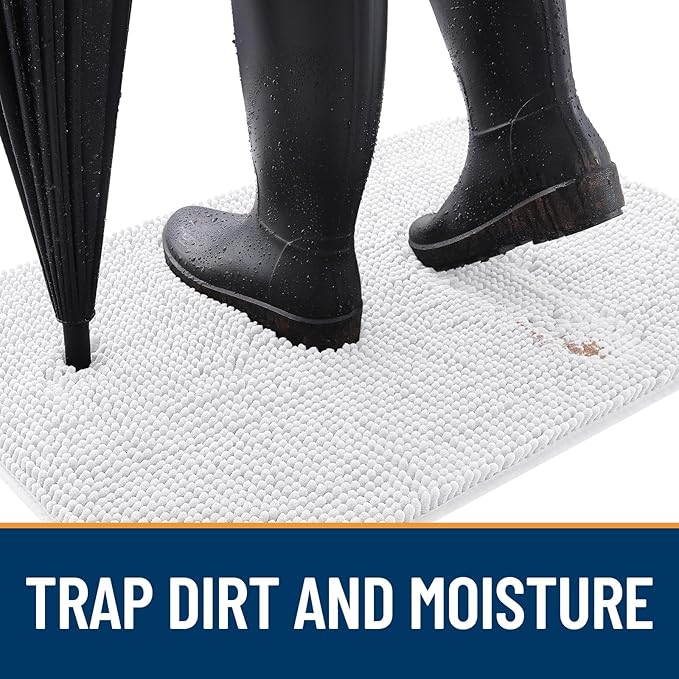 OLANLY Dog Door Mat for Muddy Paws 24x16, Absorbs Moisture and Dirt, Absorbent - Image 2