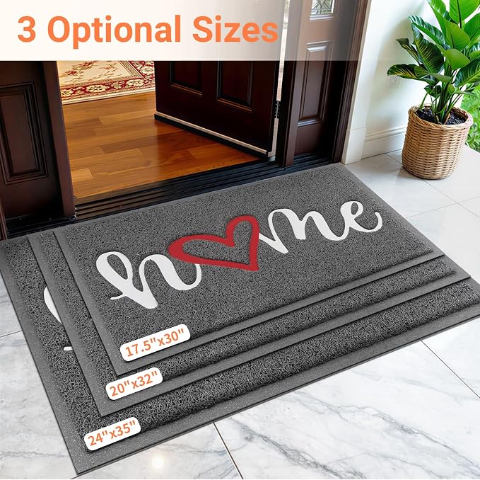 StepLively Door Mat Home Welcome Mats Outdoor and Indoor, Heavy-Duty - Image 2