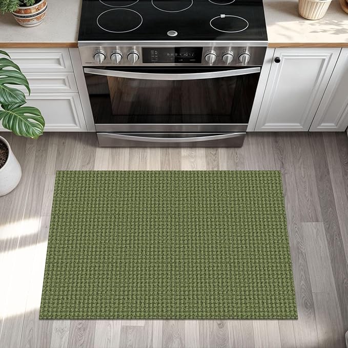 KOZYFLY Indoor Door Mat 2x3 ft Small Area Rugs Washable Front Door Mat Non Slip - Image 2