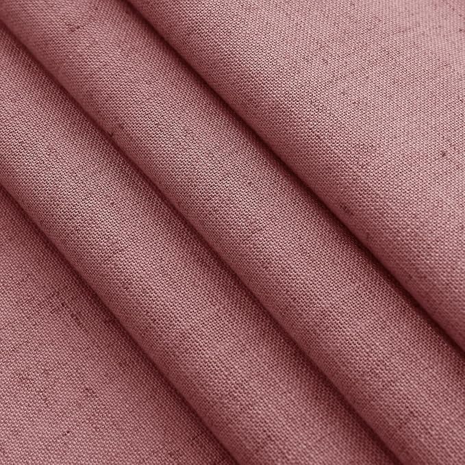 Canyon Rose Linen 112 Inch Curtains - Image 8