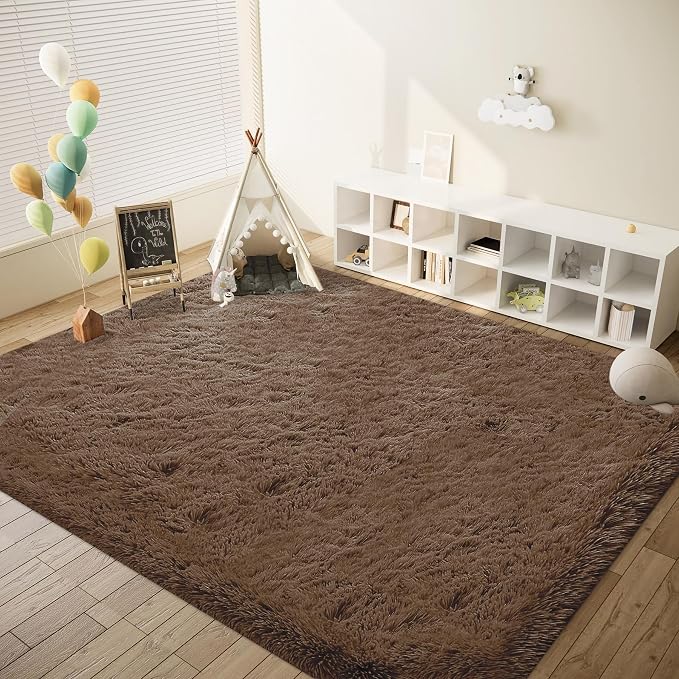 6x9 Area Rug for Living Room: Fluffy Shag Soft Washable Rugs Large Fuzzy Plush - Image 5