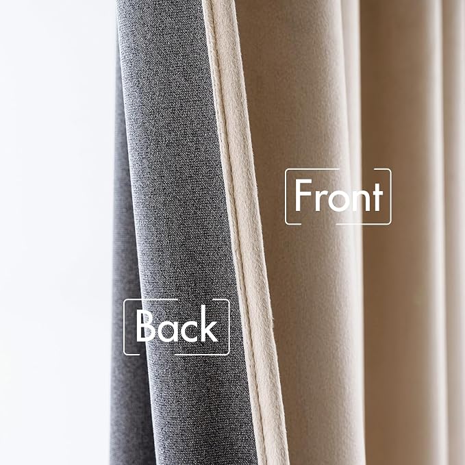MIULEE Velvet Curtains 63 inch Length 2 Panels - Image 6