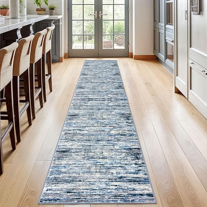Lansny Modern Abstract Runner Rug 2x12 - Image 2