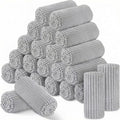 Buryeah 24 Pcs Flannel Throw Blanket Bulk 50 x 60 in Sleepover Blanket Outdoor by Buryeah