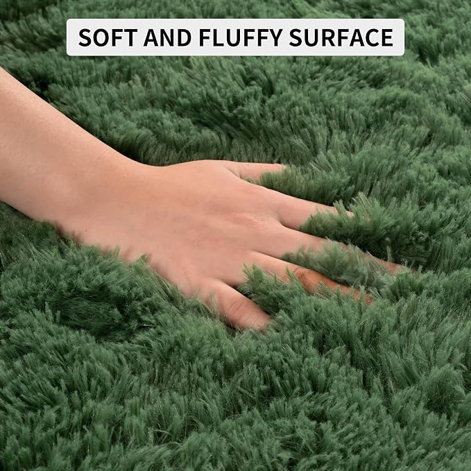 Tepook Soft Fluffy Rugs for Bedroom, 4x6 Area Rug for Living Room, Modern - Image 7