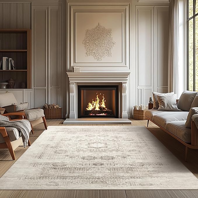 Machine Washable Rugs 8x10 Area Rugs - Image 8