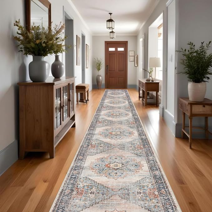 Washable Runner Rug 3x20 by TOPRUUG