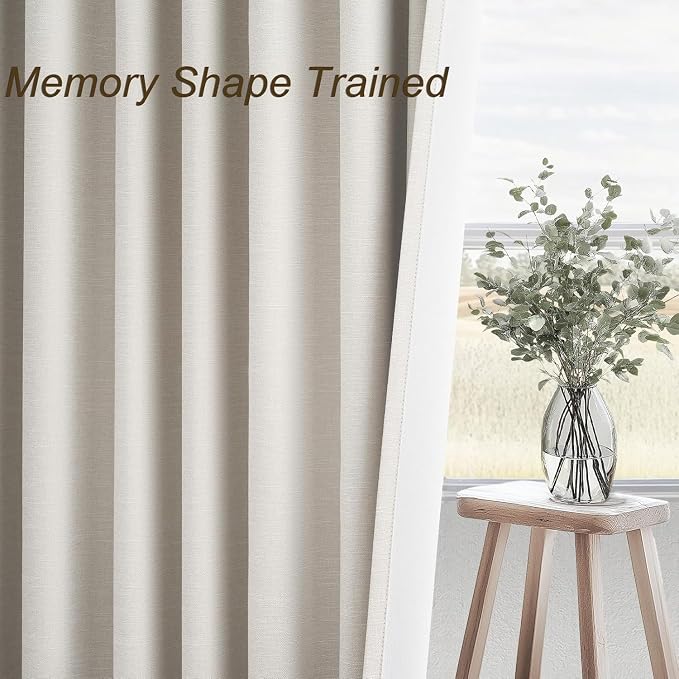 Extra Wide Total Blackout 96 Inch Curtains 72 Inches Wide - Image 6