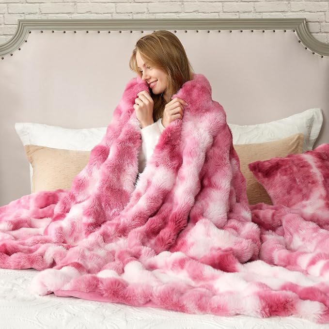 Cozy Bliss Faux Fur Throw Blanket - Image 8