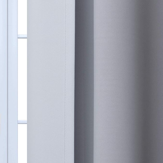 Yakamok Light Blocking Grommet Ombre Curtains, Symmetrical Gradient Color - Image 7