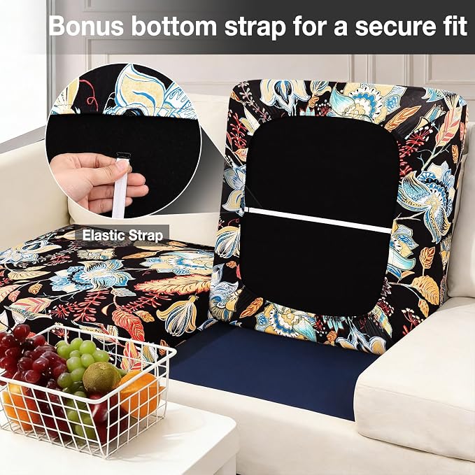hyha 14Pcs Patio Cushion Covers, Stretch Outdoor Couch Cushion Covers - Image 4