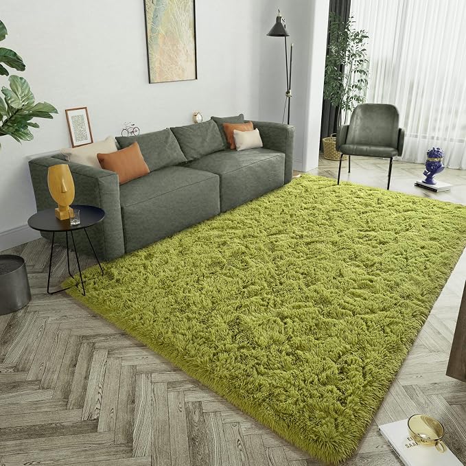 LOCHAS Ultra Soft Indoor Modern Area Rugs Fluffy Living Room Carpets - Image 4