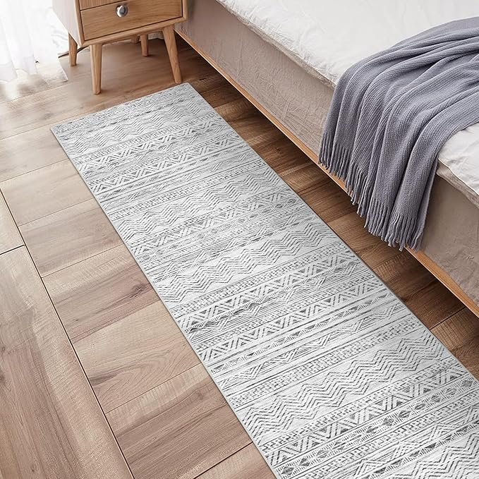 Moroccan 2'6"x8' Kitchen Runner Rug- Washable Rugs by Ksrau