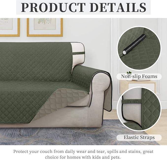 ISSUNTEX Double Protection 100% Waterproof Chair Sofa Covers - Image 5