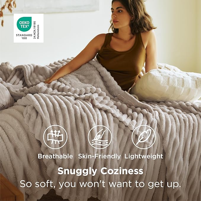 Bedsure GentleSoft California King Size Blanket - Image 3