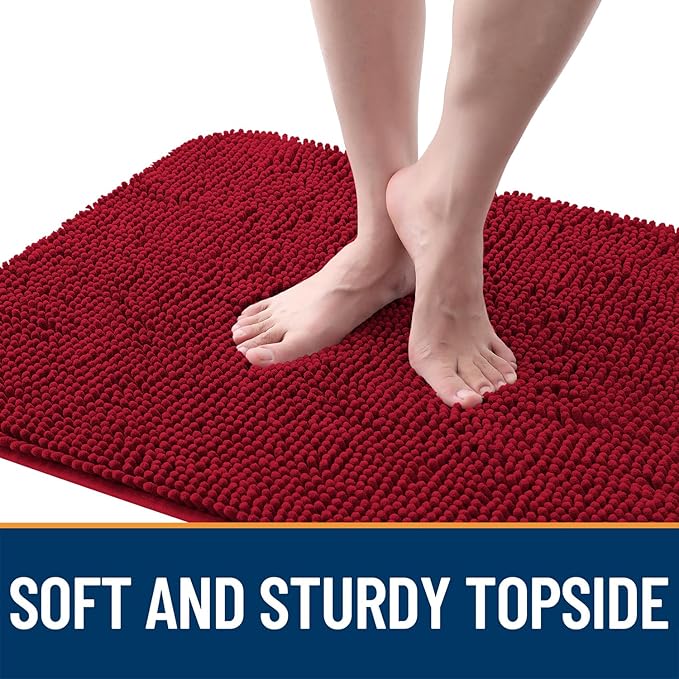 OLANLY Dog Door Mat for Muddy Paws 47x17, Absorbs Moisture and Dirt, Absorbent - Image 4