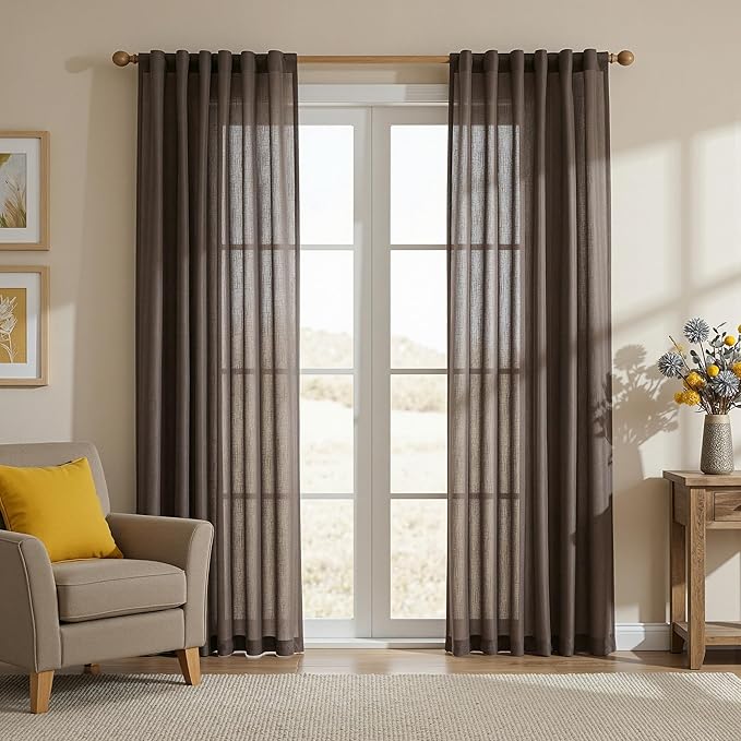 MYSKY HOME French Door Curtains by MYSKYHOME