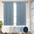 Country Blue Curtains 54 Inch Length by Pitalk
