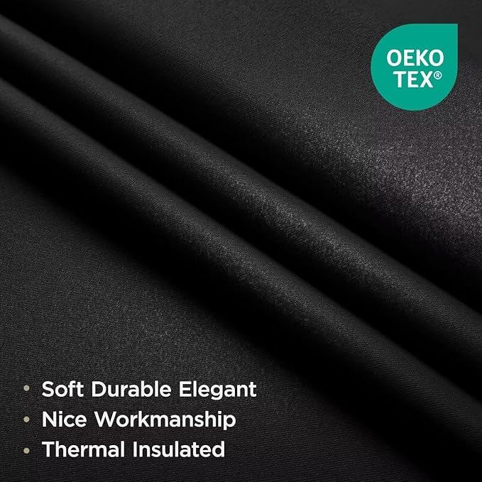Joydeco Blackout Curtains 108 Inches Long 2 Panels Set, Thermal Insulated Long - Image 2
