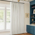 Natural Pinch Pleat 100% Blackout Linen 96 Inch Long Curtains 60 Inch Wide | 2 by Twodrapes