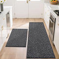 BEQHAUSE Kitchen Rugs and Mats 2PCS, Non-Slip Kitchen Mats by BEQHAUSE