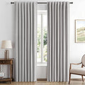 MIULEE 100% Blackout Linen Curtains by MIULEE