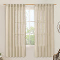 LAMIT Natural Sheer Linen Curtains by LAMIT