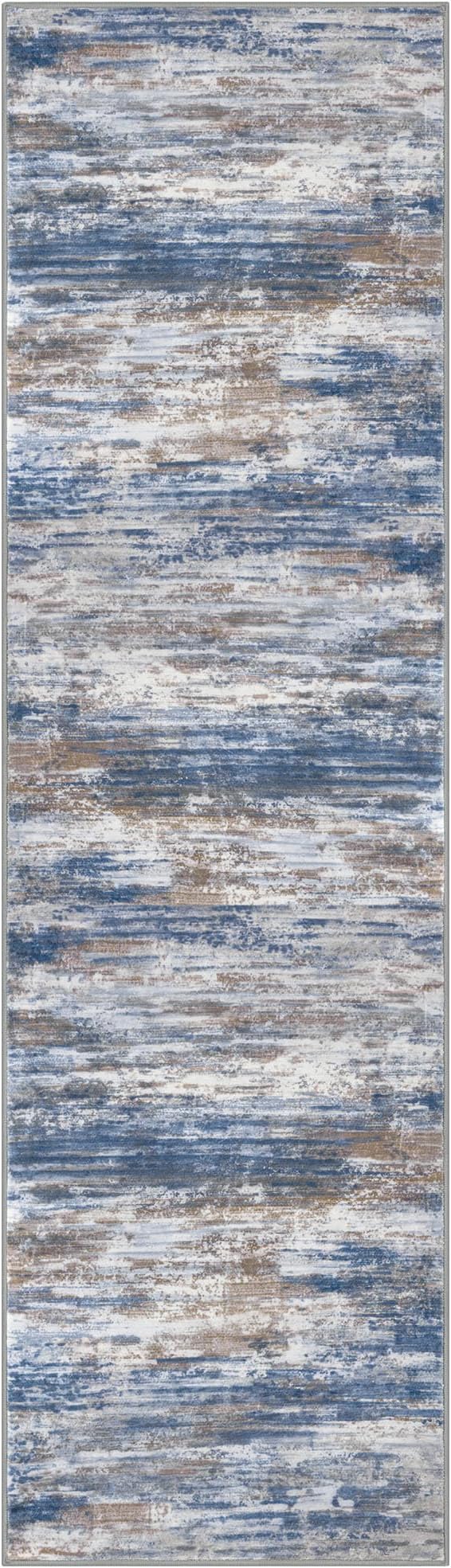 KOZYFLY Modern Abstract Washable Rug Runner 2x7 Hallway Runner Rug Non-Slip - Image 8