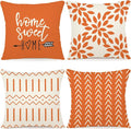 YCOLL Fall Pillow Covers 20x20 Set of 4, Modern Sofa Throw Pillow Cover by PillowCoversExpert